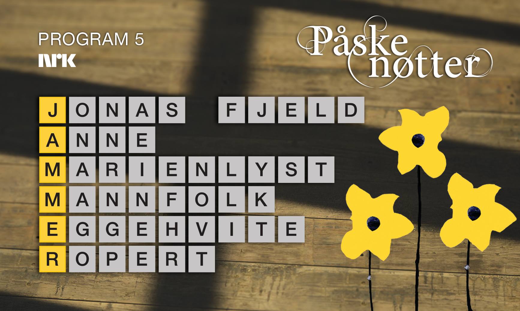 NRK - Her er løsningen på kveldens Påskenøtter, og vi gratulerer ...