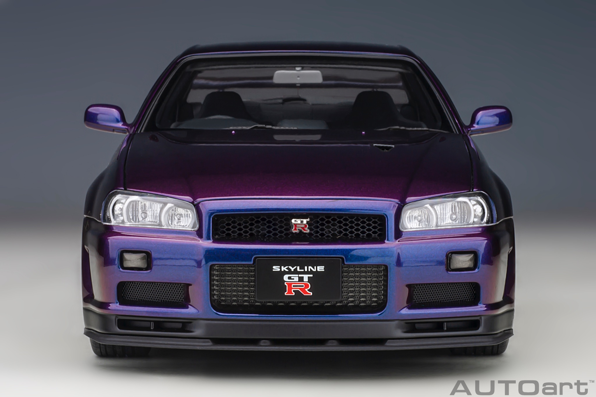 1:18 Nissan Skyline GT-R R34 V-Spec II Midnight Purple III with