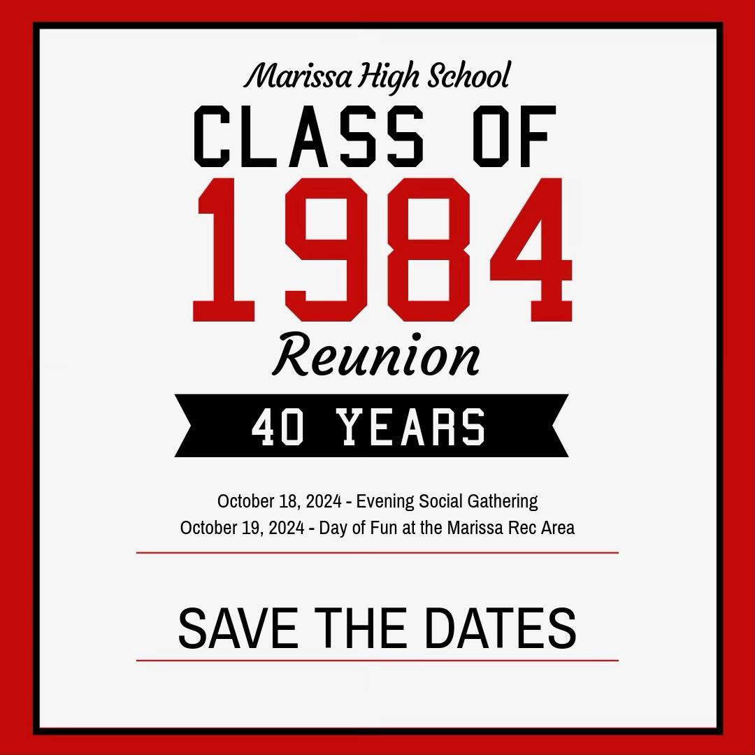Marissa High School Class of 1984 - 40th Reunion