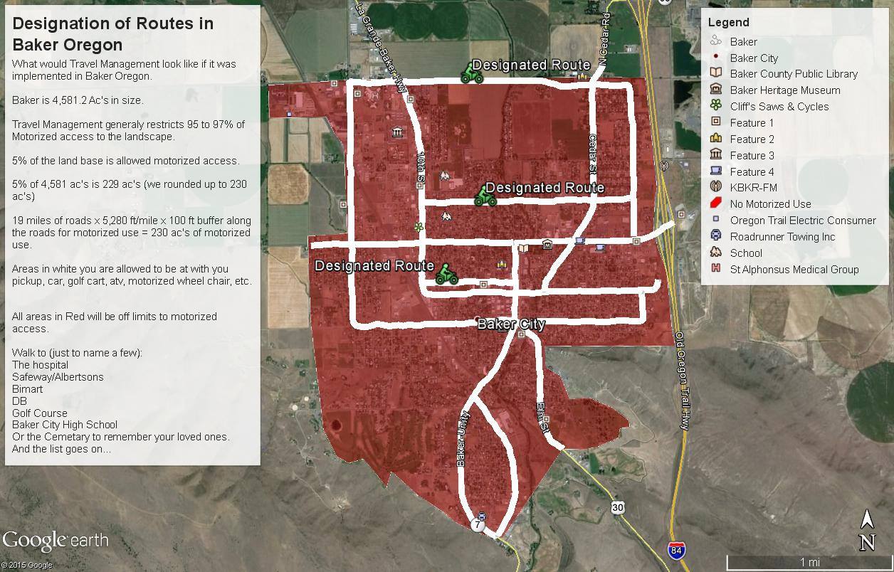 The reality of designated routes... - Forest Access For All