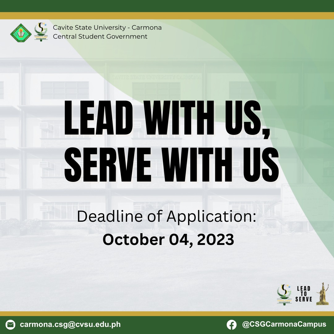 𝗟𝗙: 𝗖𝗦𝗚 𝗔𝗣𝗣𝗢𝗜𝗡𝗧𝗘𝗘𝗦🫡 The Central Student Government (CSG) is searching ...