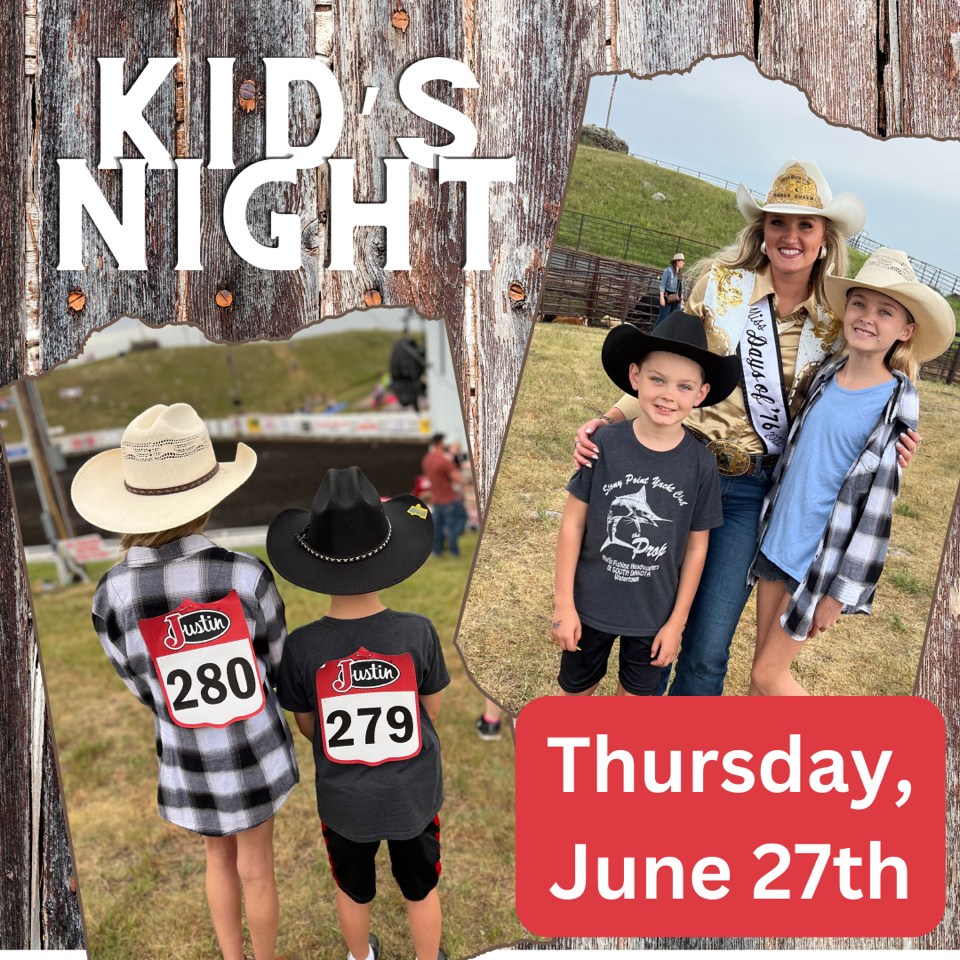 Crystal - Kids get a cowboy back number from Miss Crystal Springs Rodeo ...
