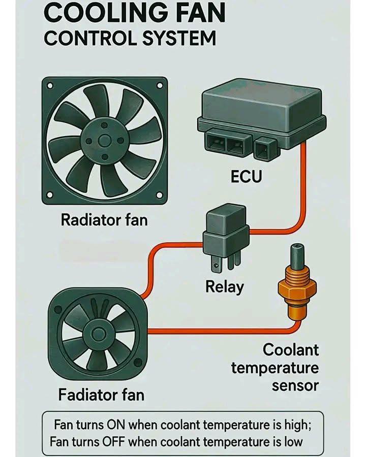 𝐀𝐔𝐓𝐎 𝐓𝐄𝐂𝐇𝐍𝐈𝐗 | Cooling Fan Control System Explained | Facebook