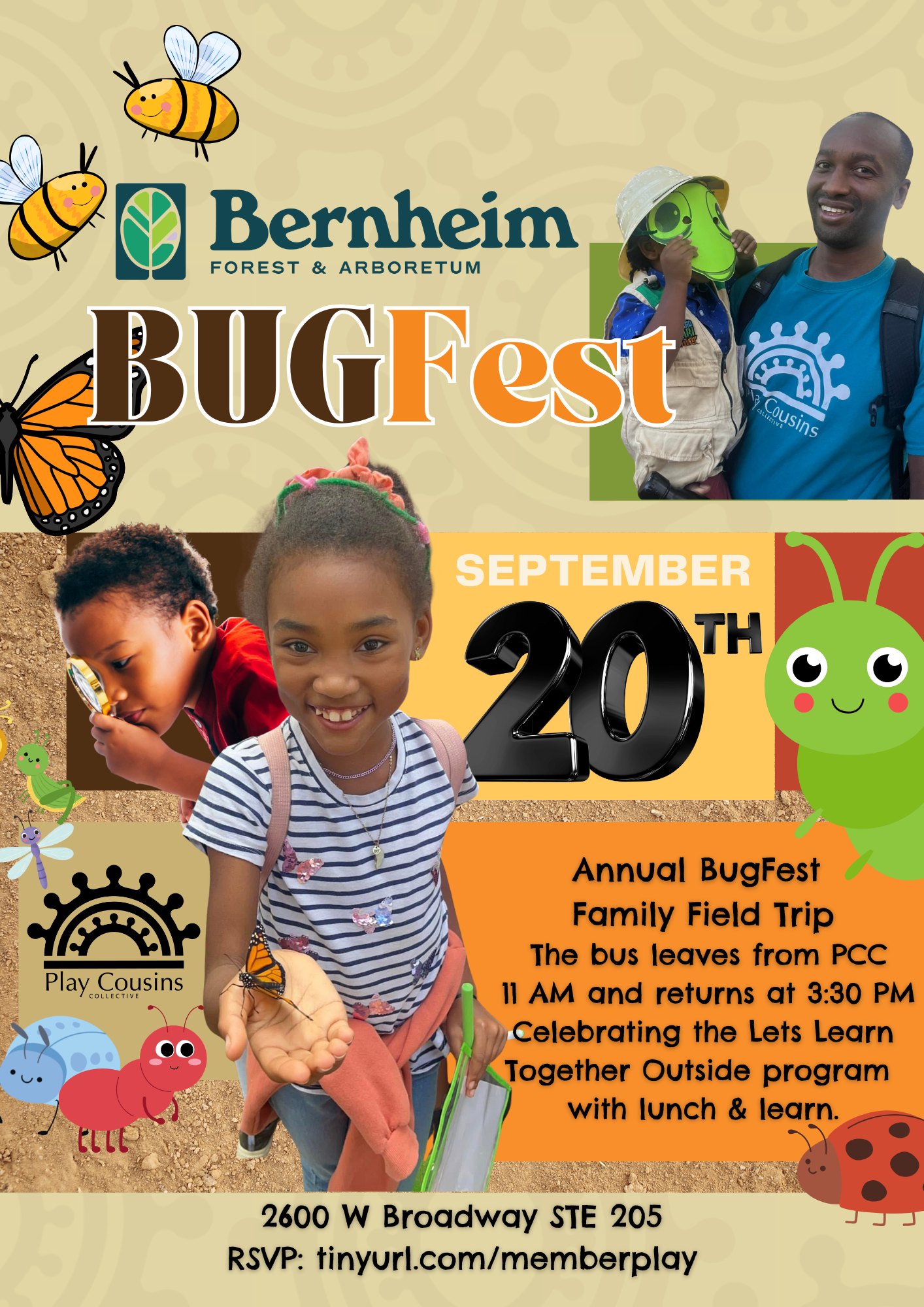 Play - 🐞 Family Field Trip: Bernheim’s Annual BugFest! 🦋 Play Cousins ...