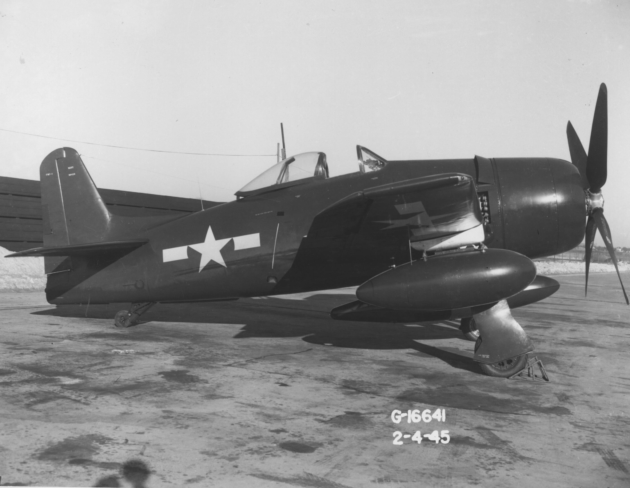 National - An XF8F-1 Bearcat pictured at Grumman Aircraft Engineering ...