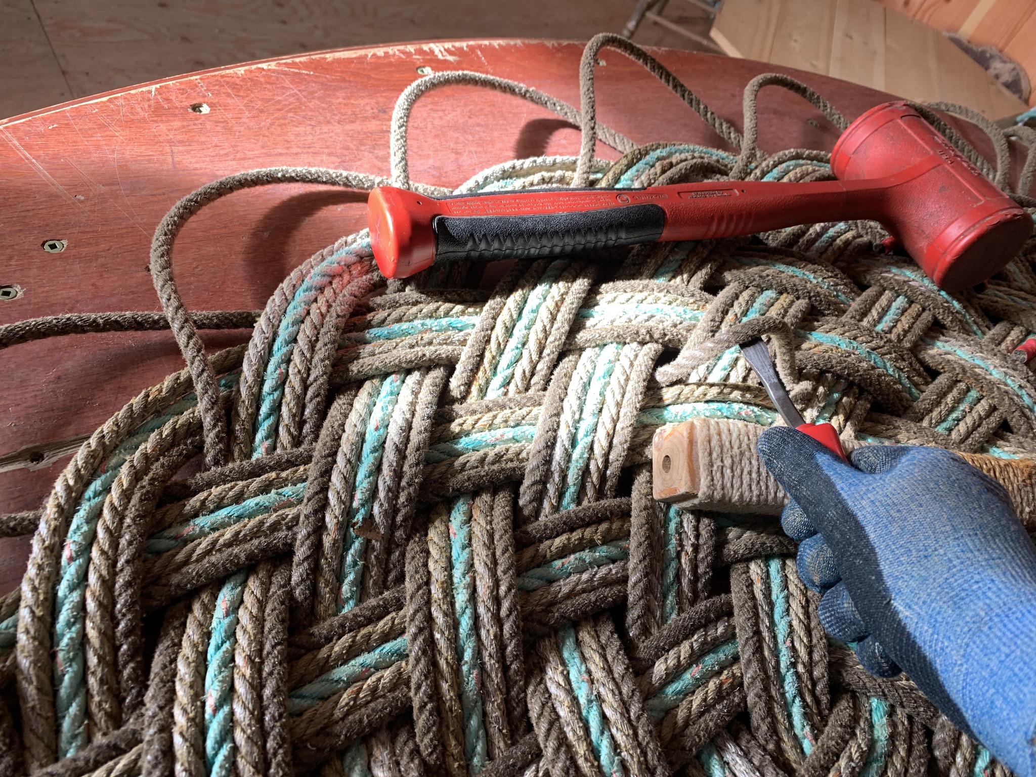 My Friday afternoon worktable! I... - 2nd Chance RopeWorks