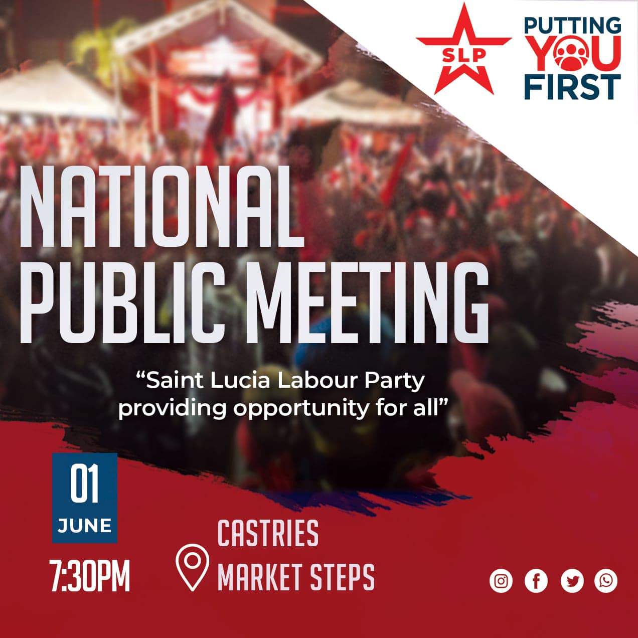 The action returns to THE... - Saint Lucia Labour Party