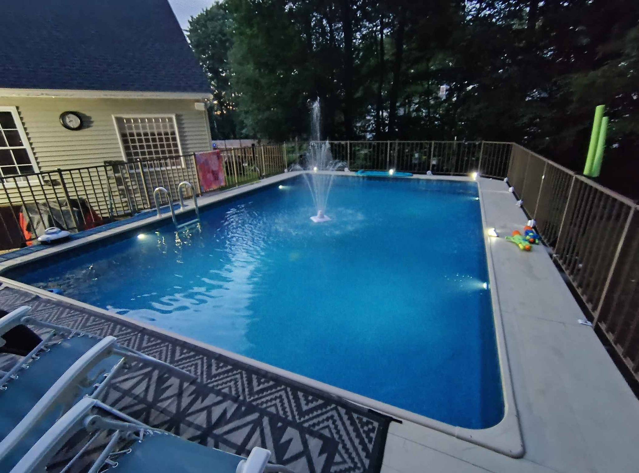 Reduced - MUST SELL - Gibraltar Above Ground Pool + Alum-A-Clad Deck ...