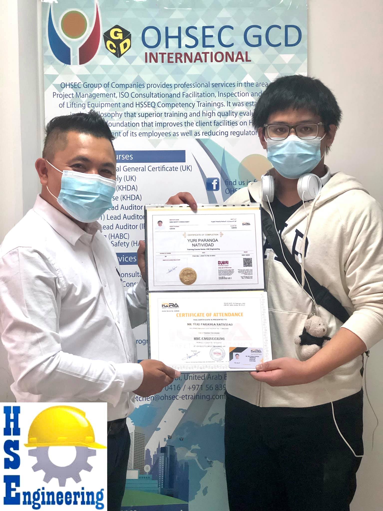 👉Congratulations Student... - Safety Practitioners CPD OHSEC