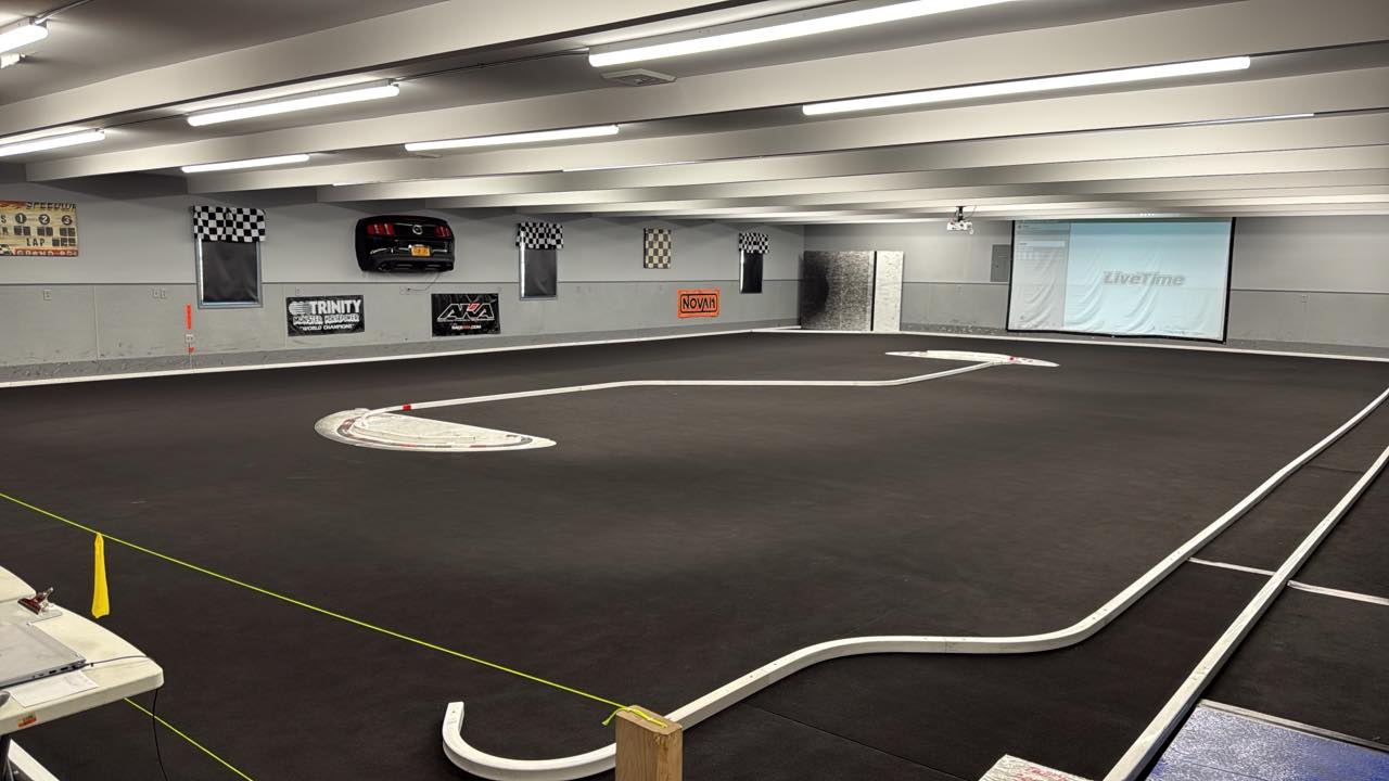 PRW - It's a beautiful day for a race! Track is open for carpet oval ...
