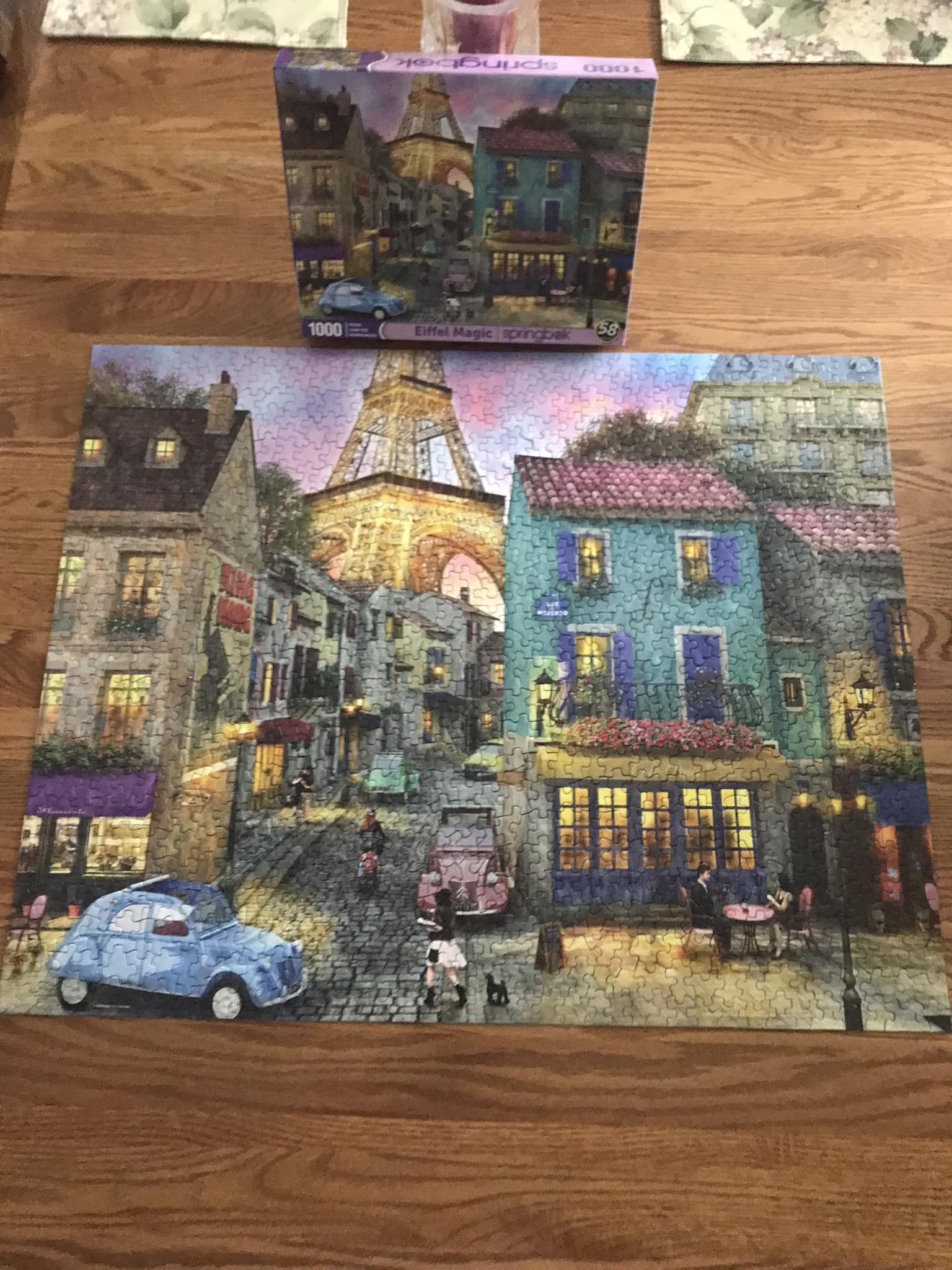 Springbok 1000 Piece Parisian Library Jigsaw Puzzle - Beautiful Bookshop Scene, Perfect For Adults