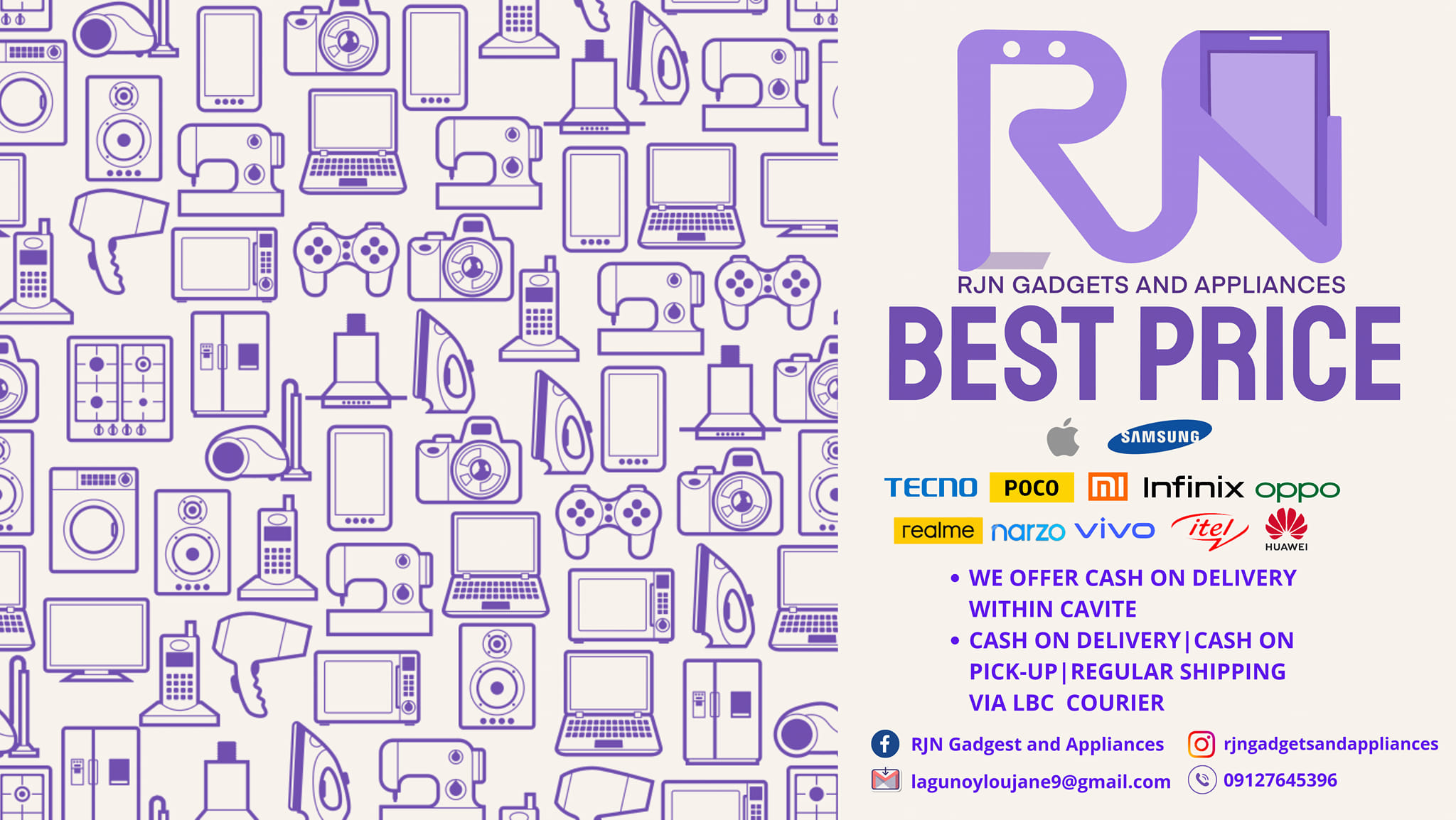 RJN Gadgets and Appliances | Mendez