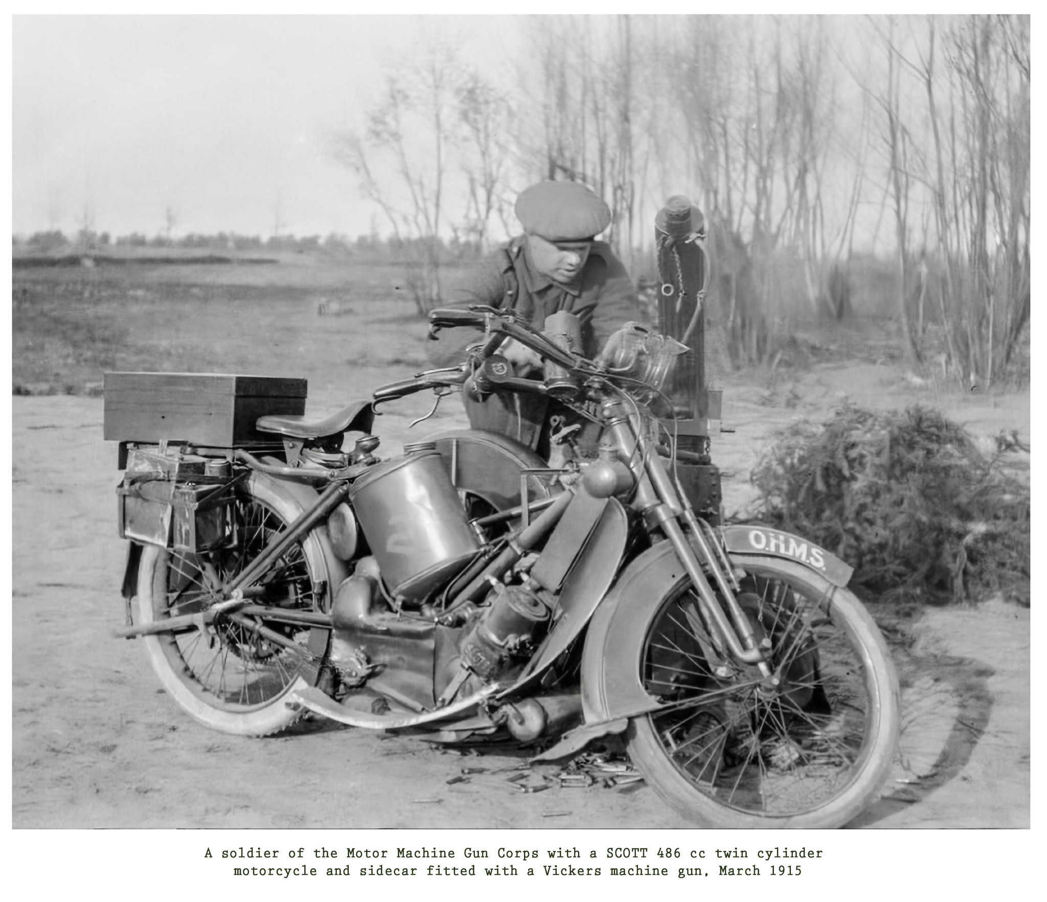 Bikers Mirror - A soldier of the Motor Machine Gun Corps... | Facebook