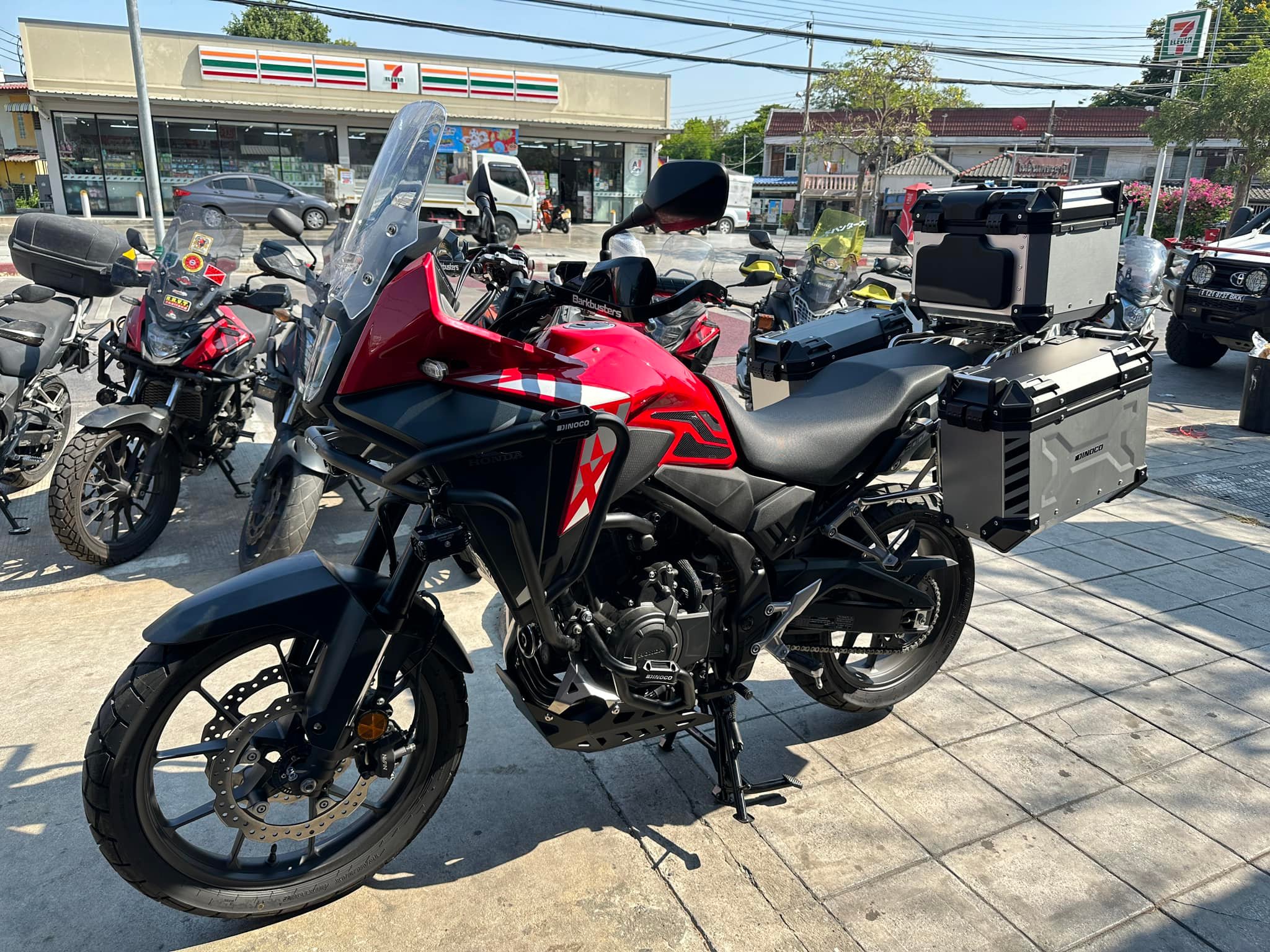 Fox Rider Shop - 🦊 NX500 🦊 -แคชบาร์สแตนเลส สีดำ Dinoco... | Facebook