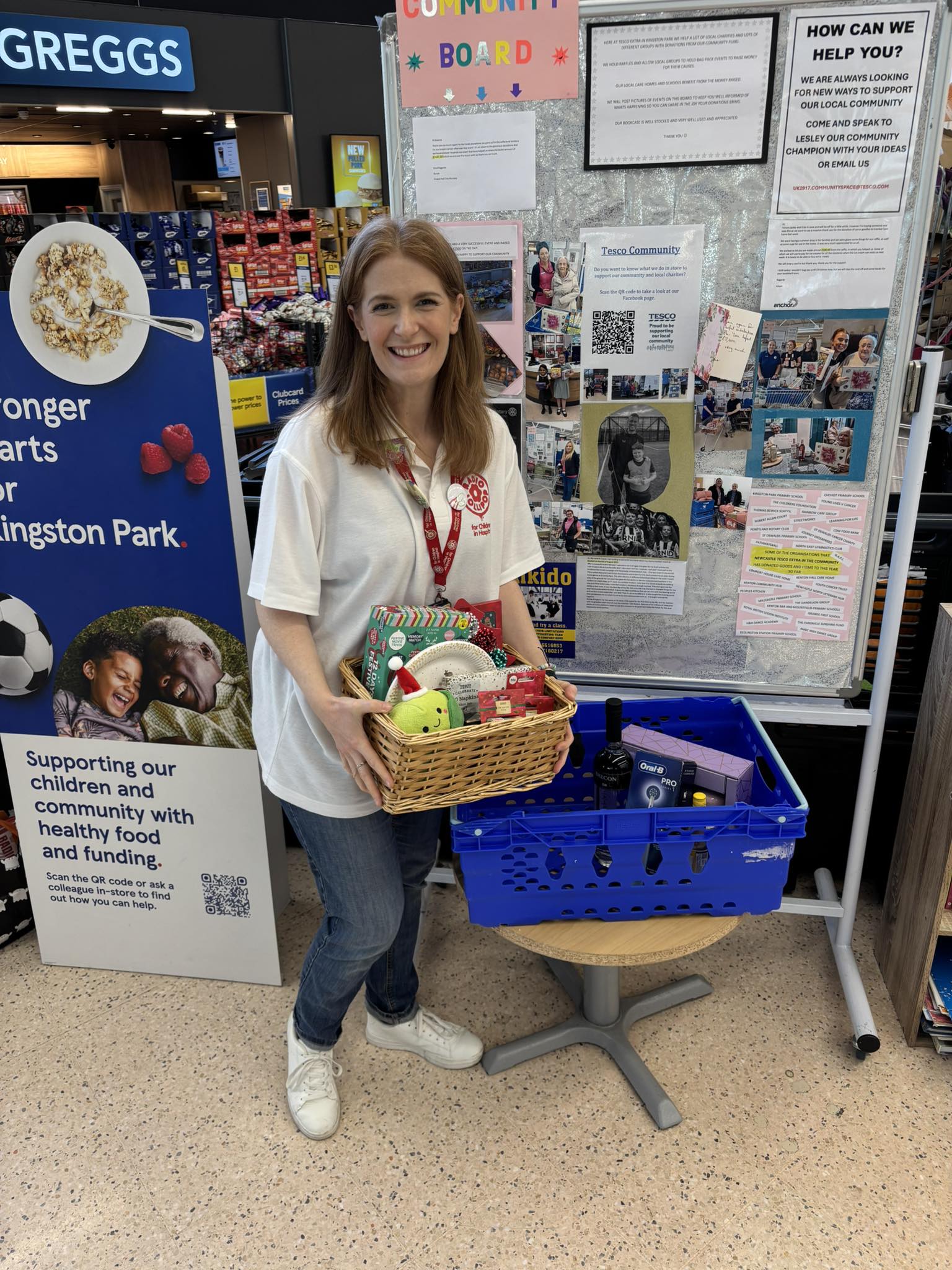Radio - Radio Lollipop UK Newcastle Chairperson Lydia visited Tesco ...