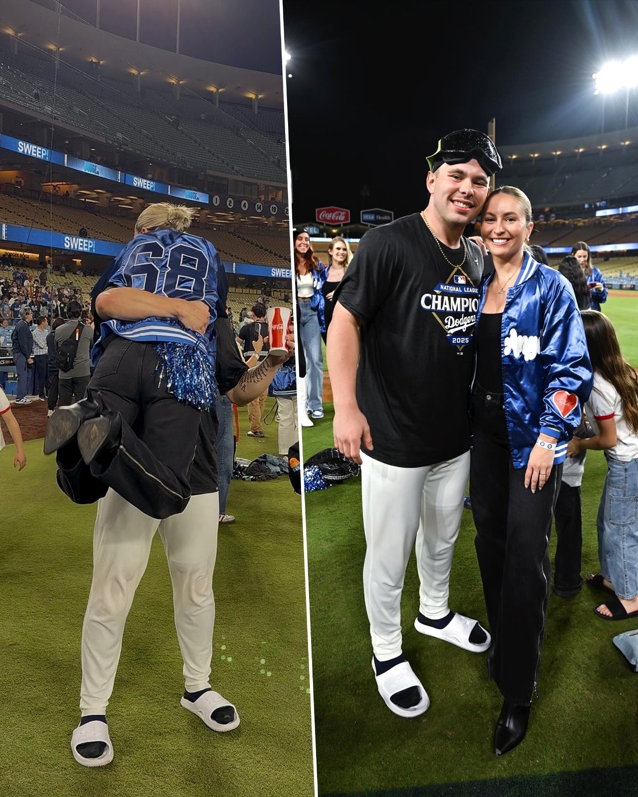 Baseball - Dodgers catcher Dalton Rushing celebrates the team’s World ...