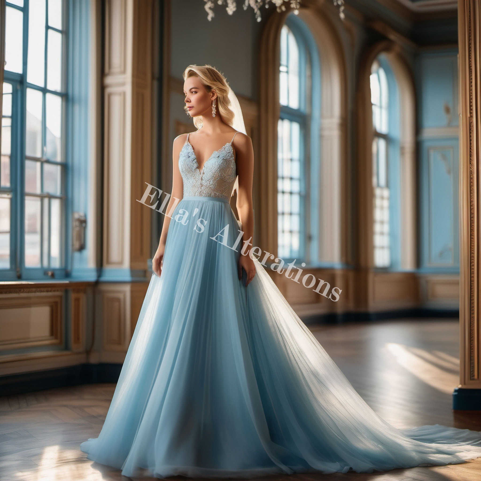 quince dresses for brown skin Q1089 Neckline: halter Beneath the traditional corset Size:2 YEARS Pastel Beach Wedding