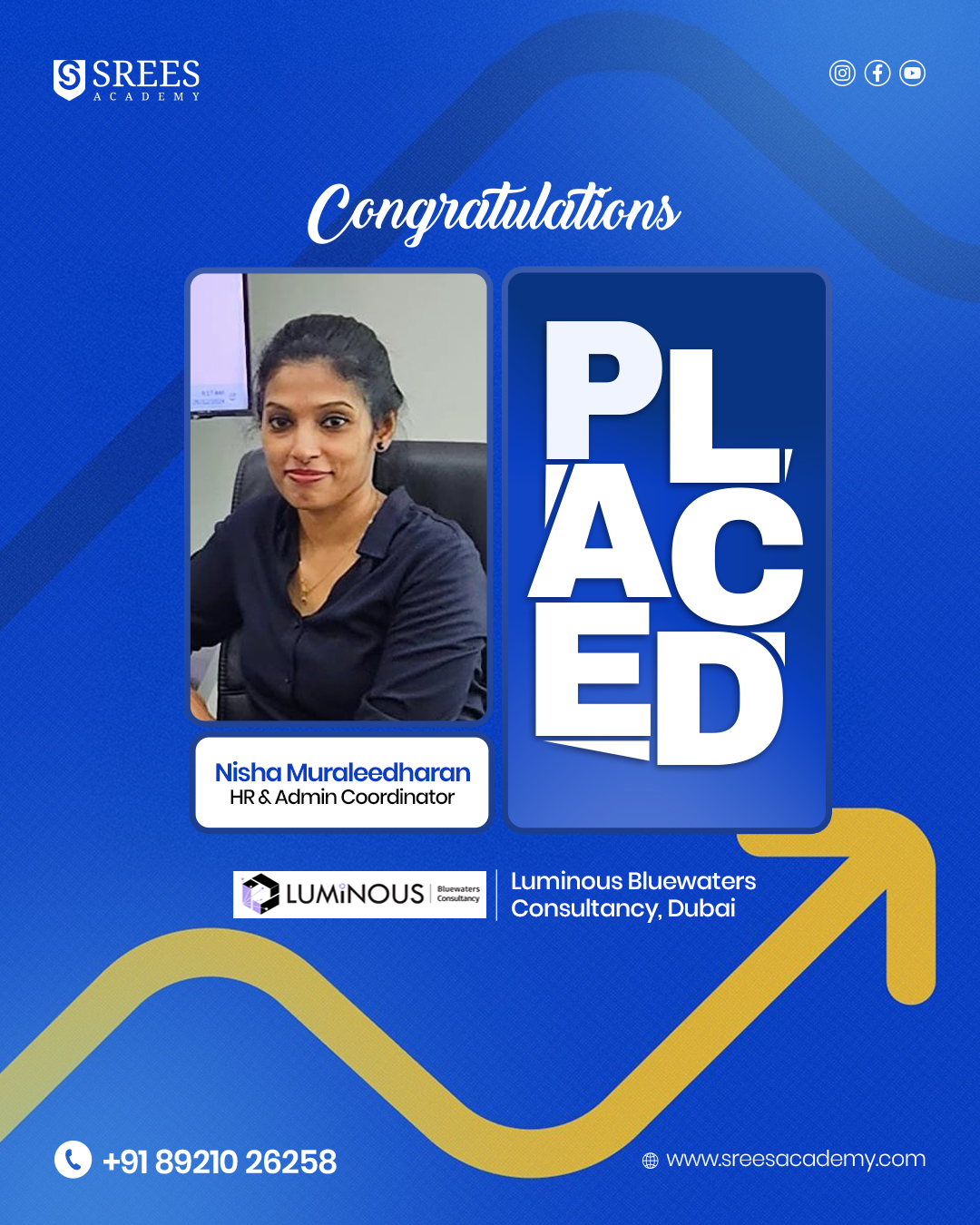 SREES - 🎉 HUGE congratulations to Nisha Muraleedharan! 🎉 We're ...
