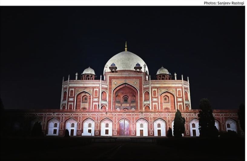 India - Humayun's Tomb was constructed in the forest on the southern ...