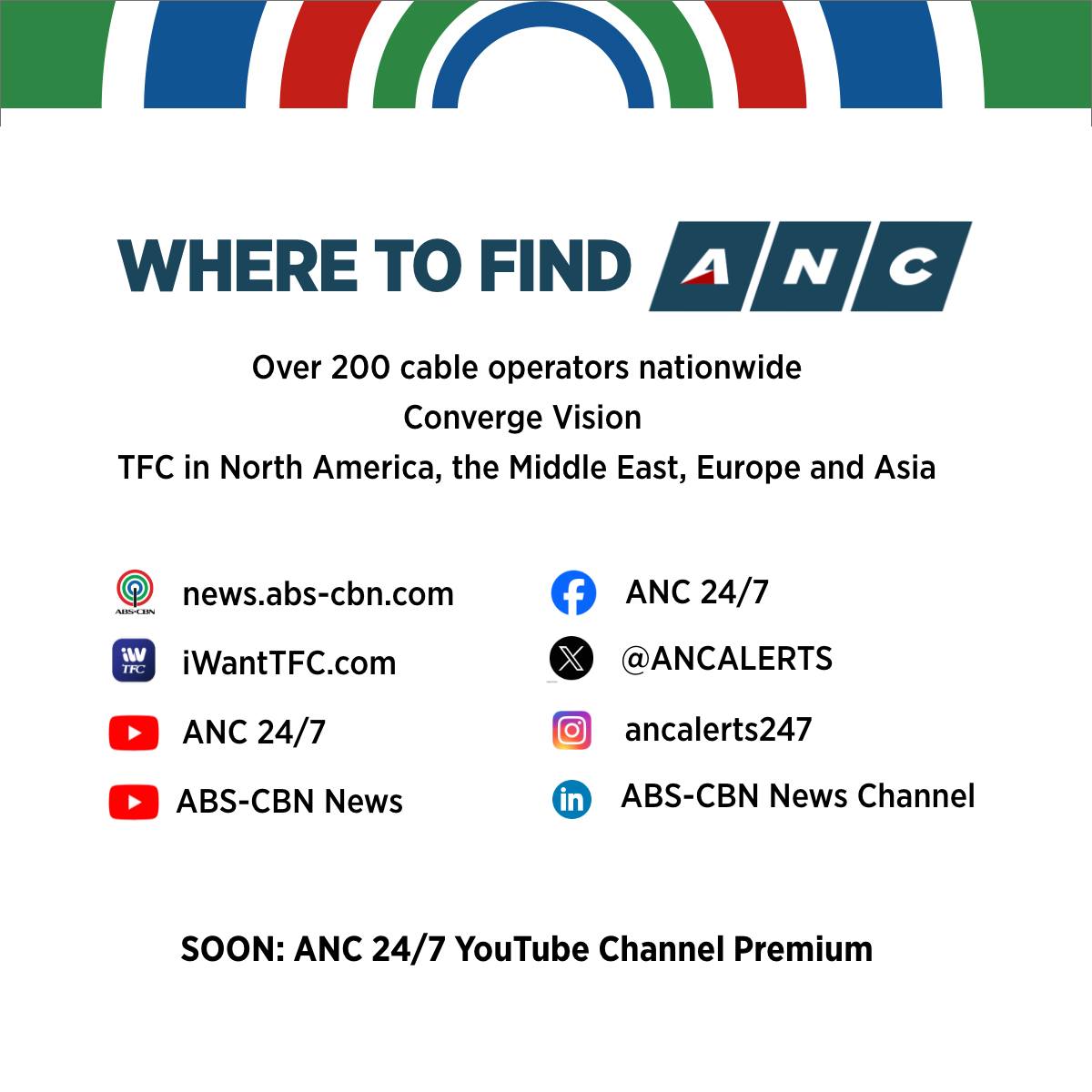 ABS-CBN News - The ABS-CBN News Channel (ANC) remains in... | Facebook