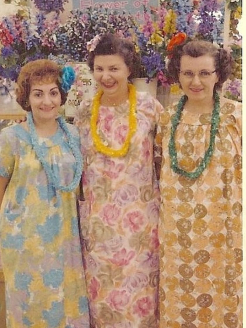 chinese dress ladies Pacific Legend Muumuu Hawaiian Dresses The Luau Blue XS 334-3162 at Amazon  Women's Clothing store