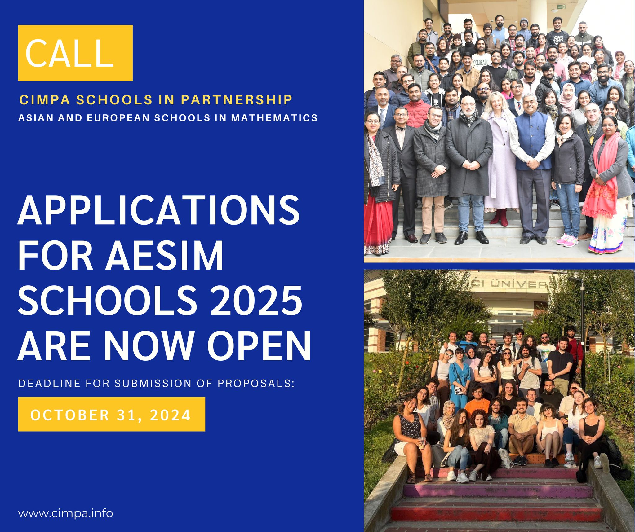 📣 NEW: The second call for projects for 2025 Asian and European Schools ...