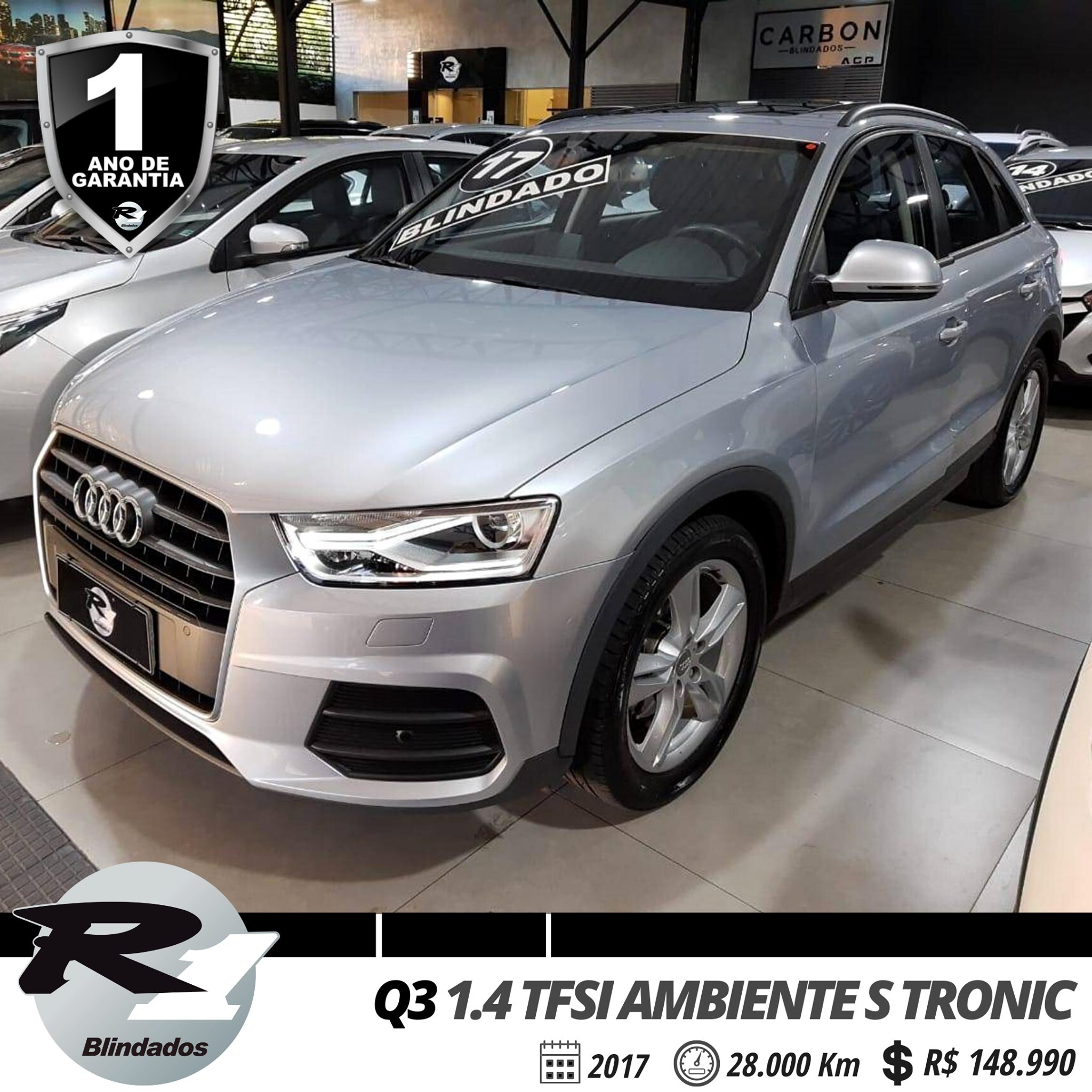 R1 Blindados - AUDI Q3 1.4 TFSI AMBIENTE S TRONIC... | Facebook