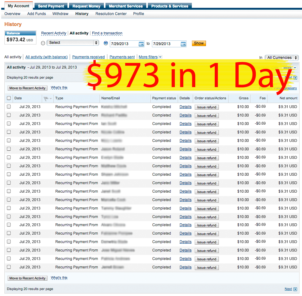 Clicking Income - Home