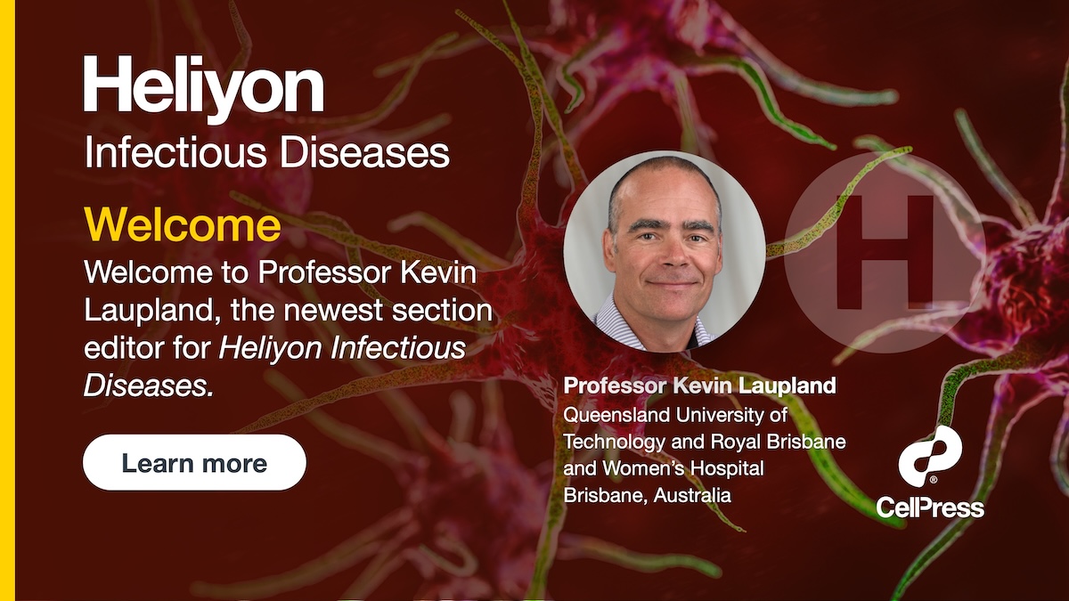 Heliyon - We're pleased to welcome Prof. Kevin Laupland to... | Facebook