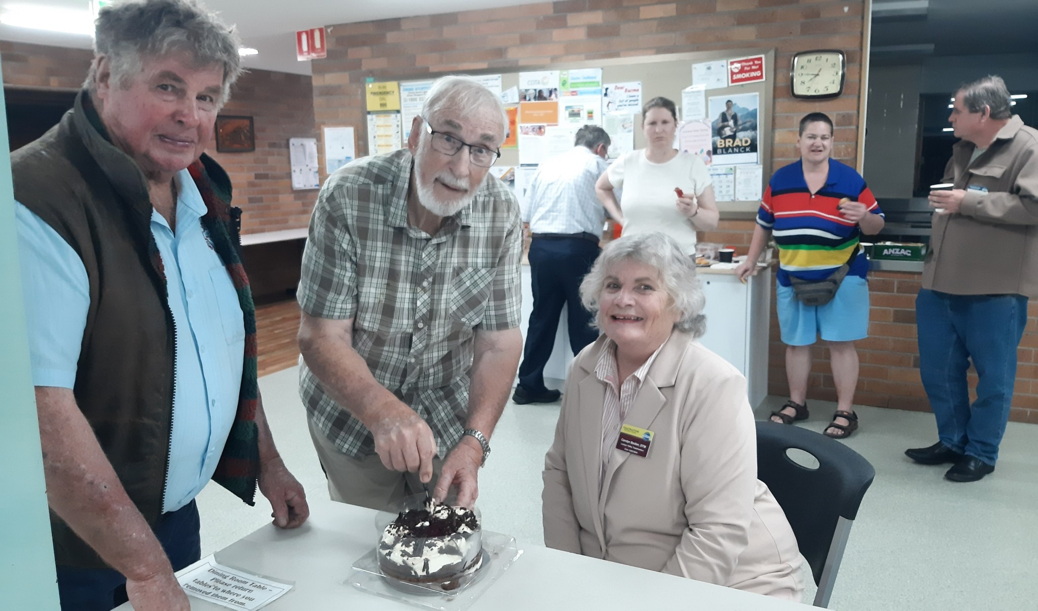 Lockyer - Happy 17th birthday, Lockyer Valley Toastmasters. Cutting the ...