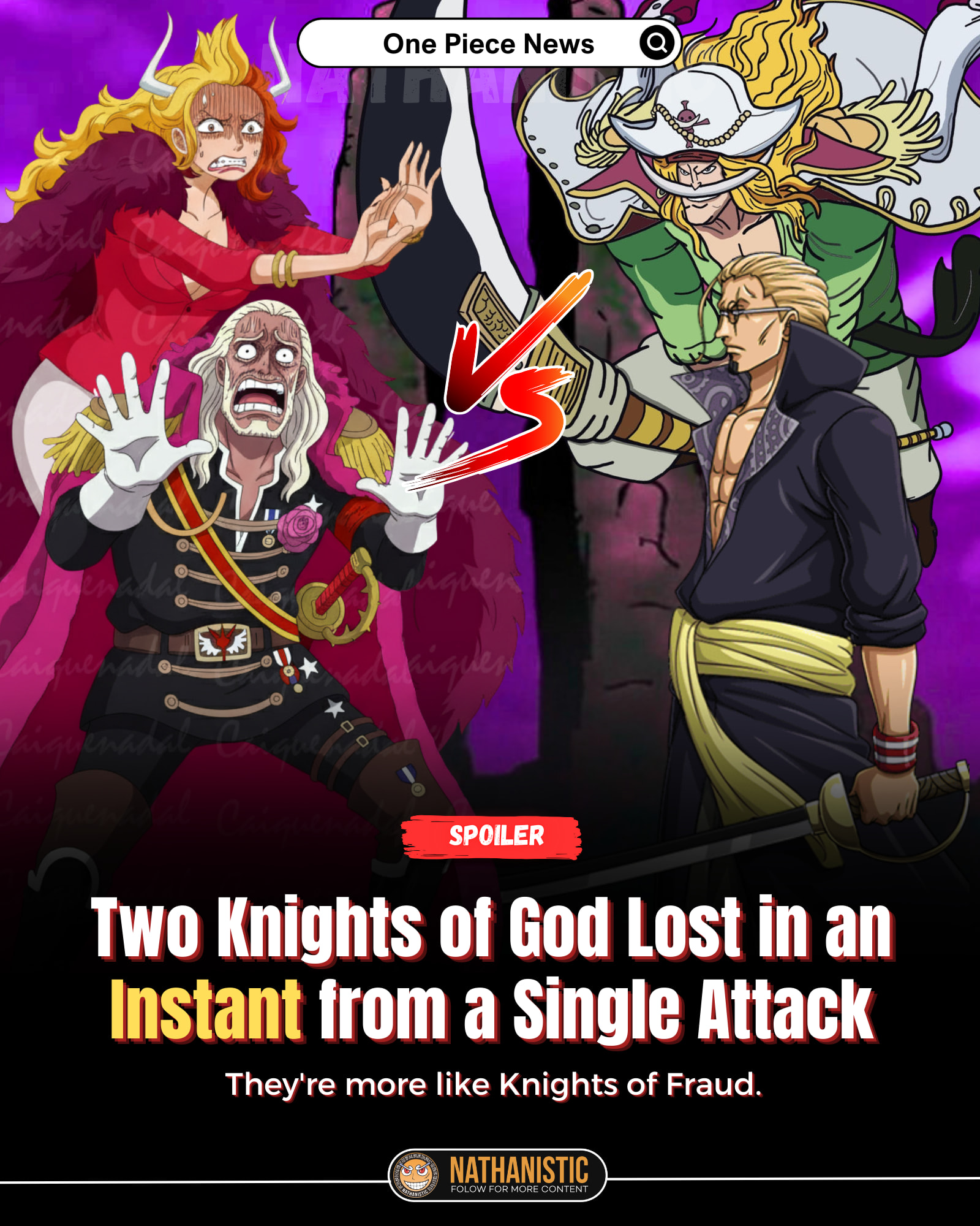 Nathanistic - Knight of God? Knight of Fraud SPOILER: Two Knights of ...