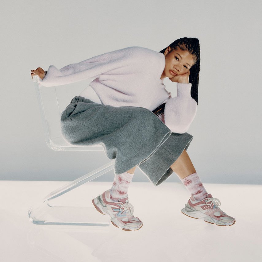 Storm Reid debuts two new colorways of the New Balance 9060