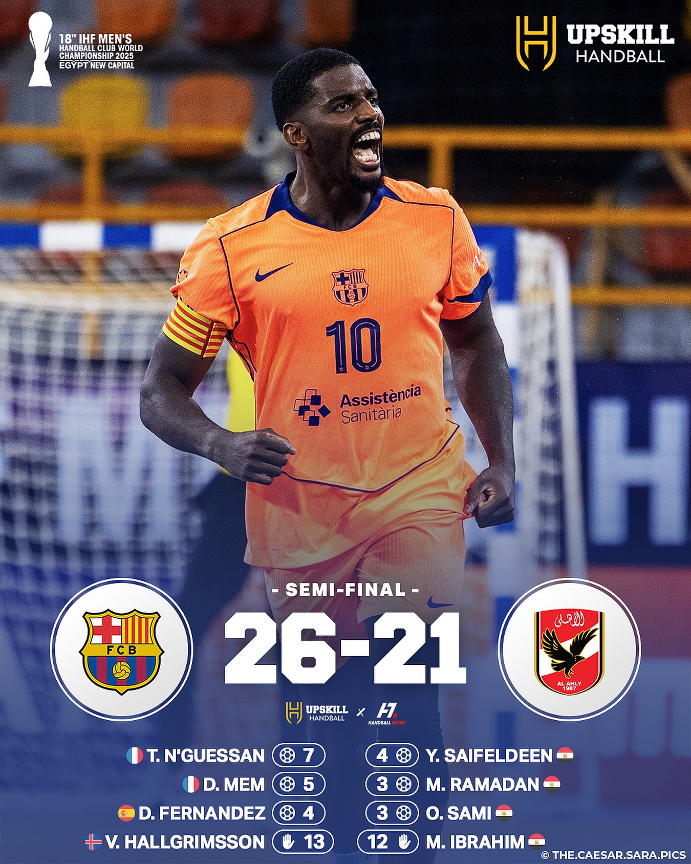 Upskill - #IHFWC 🌍 FC Barcelona 🇪🇸 will face Veszprém 🇭🇺 on Thursday in ...