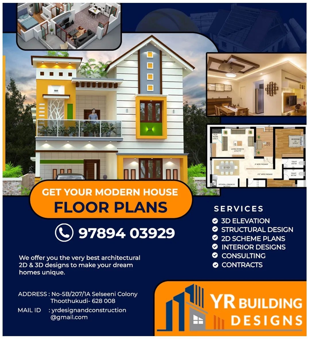 9 7 8 9 4 0 3 9 2 9 📞 CALL FOR YOUR DREAM HOUSE🏠🏠🏠 DESIGNS !!! 3D ...