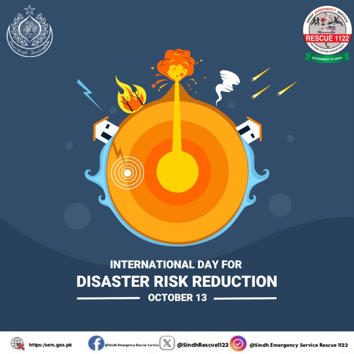 Sindh - 𝐁𝐞 𝐏𝐫𝐞𝐩𝐚𝐫𝐞𝐝, 𝐒𝐭𝐚𝐲 𝐒𝐚𝐟𝐞! This International Disaster Risk ...
