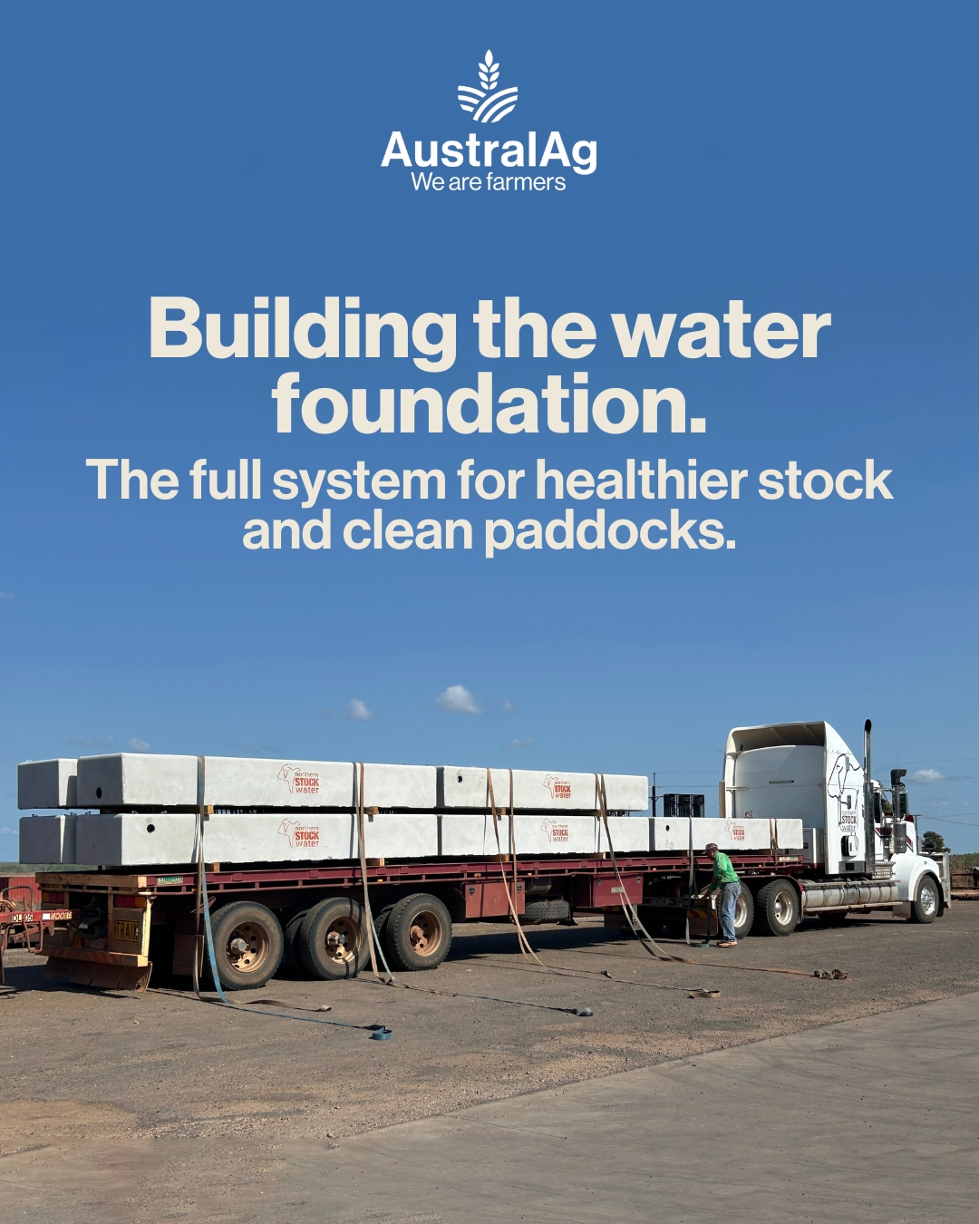 Austral - 🚚 That's a serious load of troughs heading out! We love ...