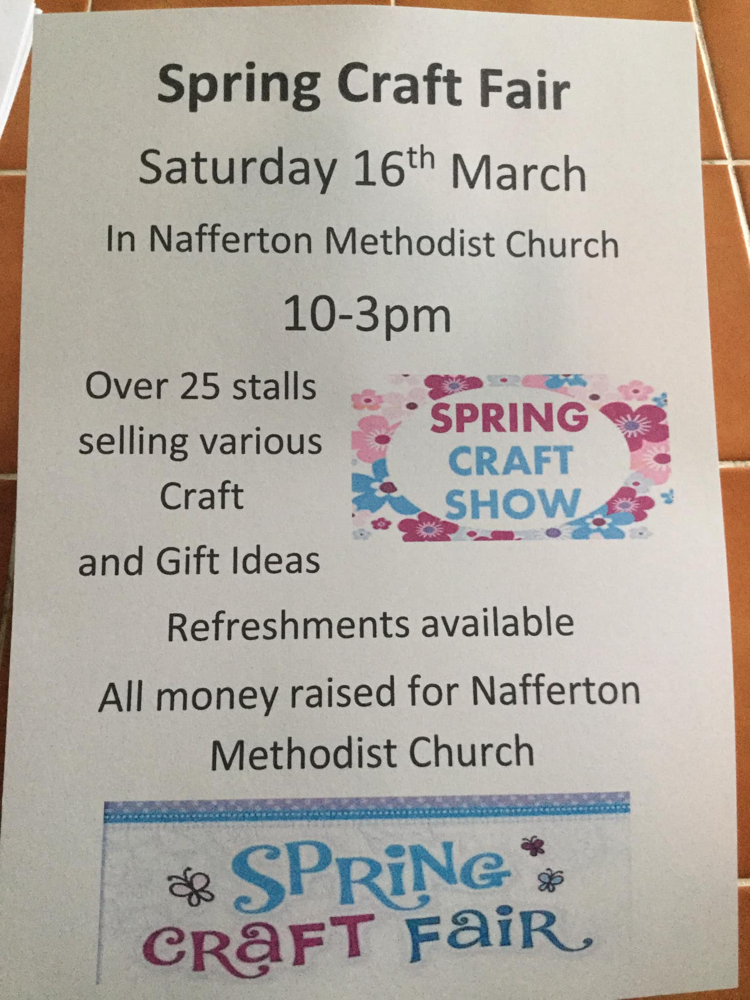What's on in and around Driffield | Spring Craft Fair Saturday 16th ...