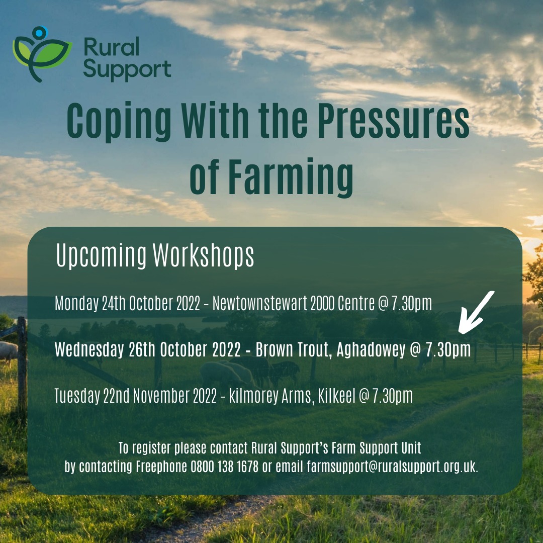 Rural Support - Tomorrow night we are on the move again...