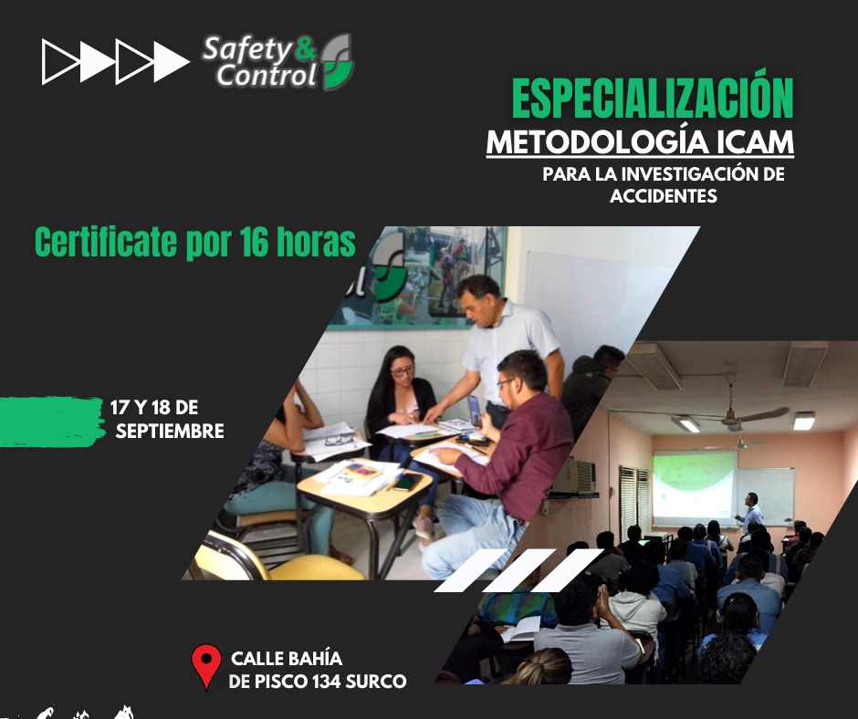CURSO PRESENCIAL: METODOLOGIA ICAM -... - Safety & Control | Facebook