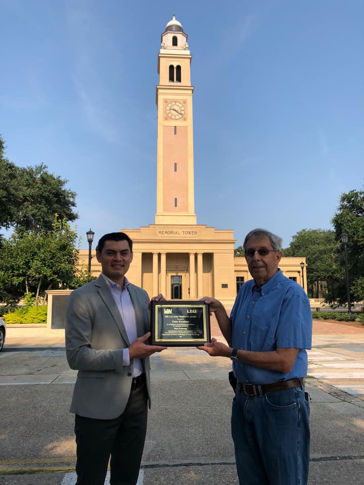 We want to congratulate Cesar... - UNAs at LSU Association