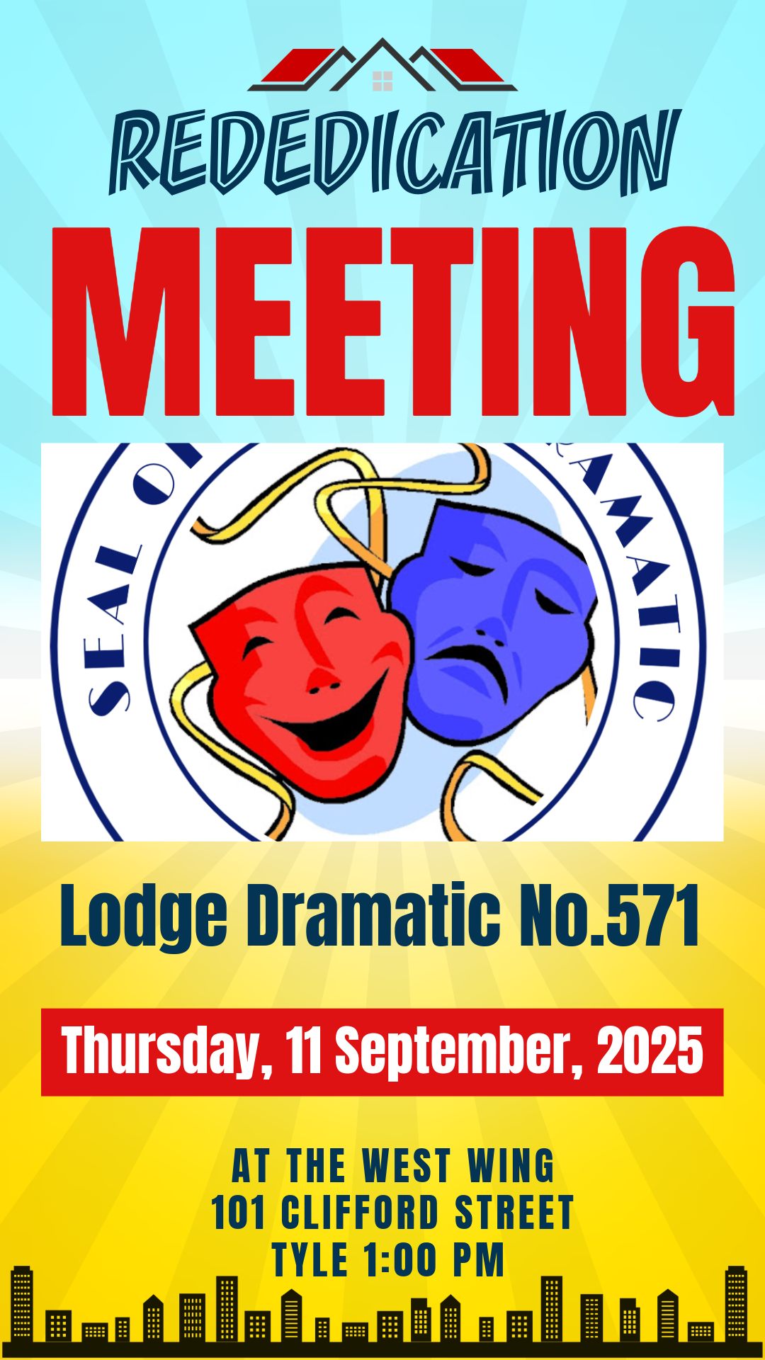Lodge - Lodge Dramatic No.571, Re-dedication Ceremony by Provincial ...