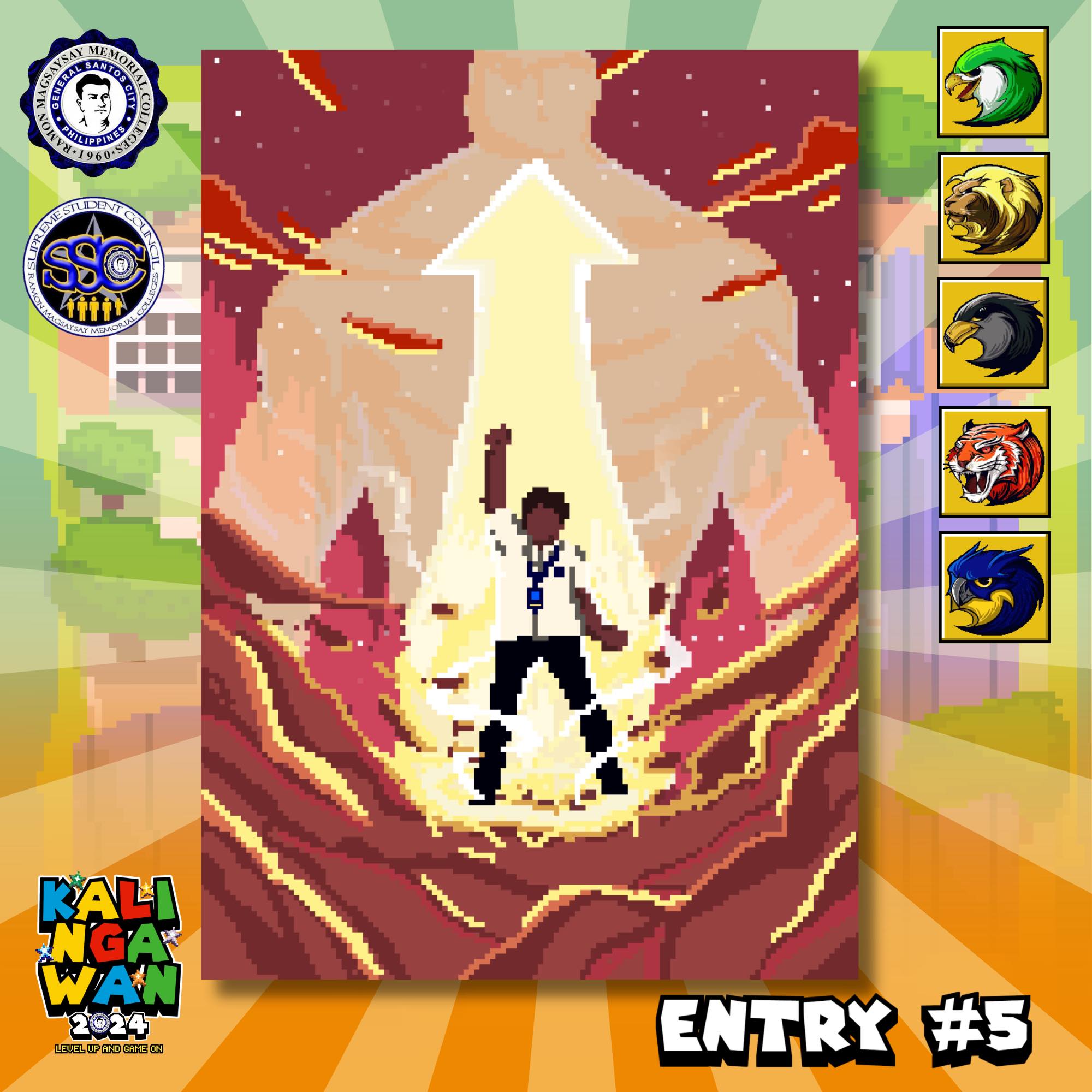 PIXEL ART POSTER... - Ramon Magsaysay Memorial Colleges