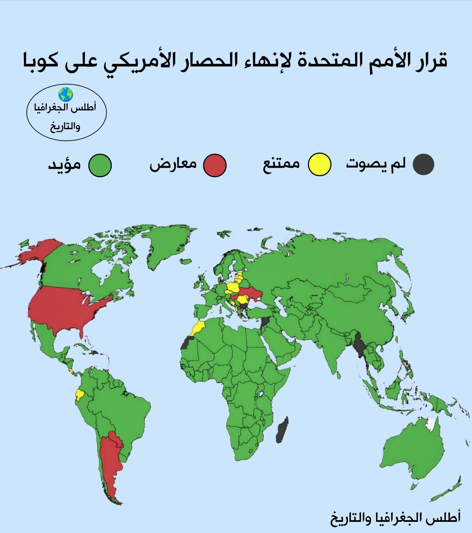 قرار الأمم المتحدة برفع الحظر... - أطلس الجغرافيا والتاريخ | Facebook