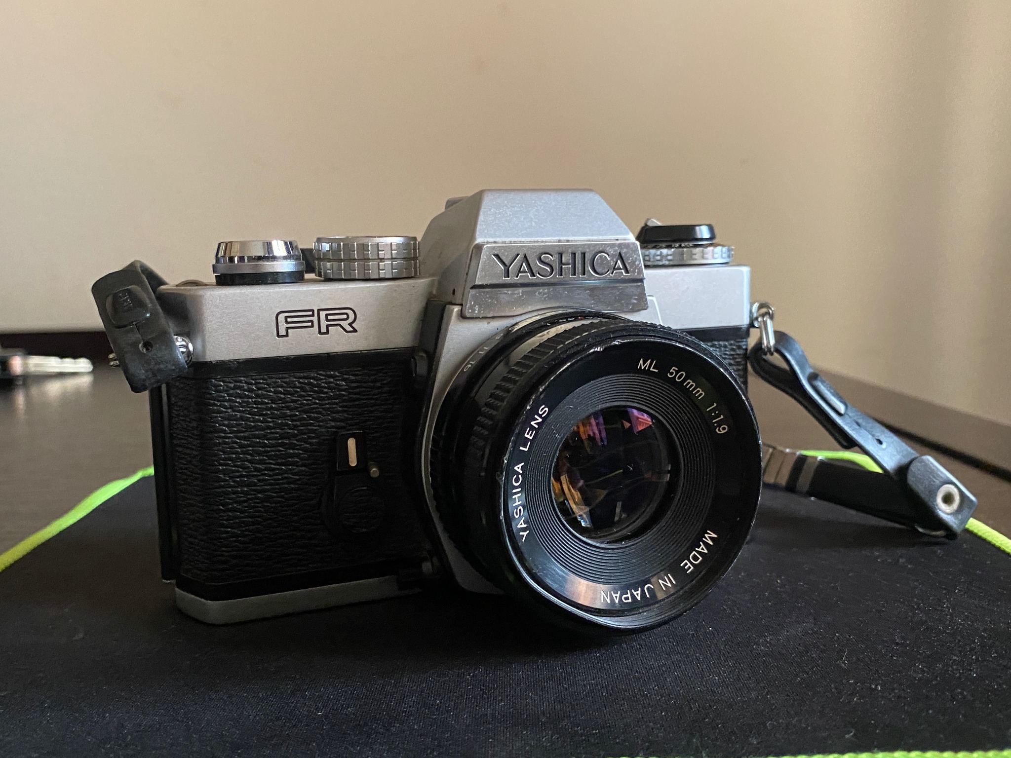 Finding a mint 1988 Yashica 50mm f1.9C lens