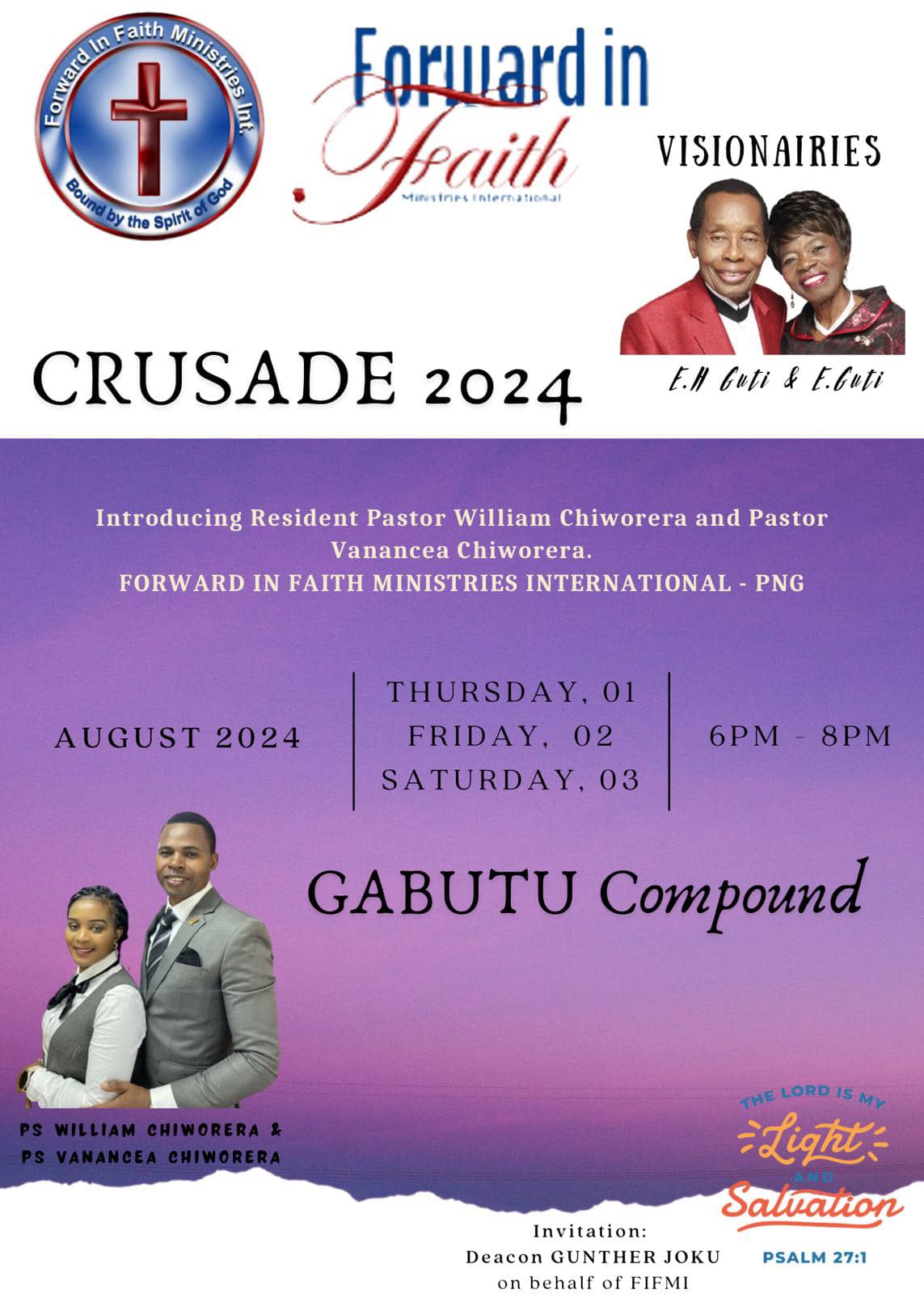 Forward In Faith Ministries International - FIFMI PNG | Waigani