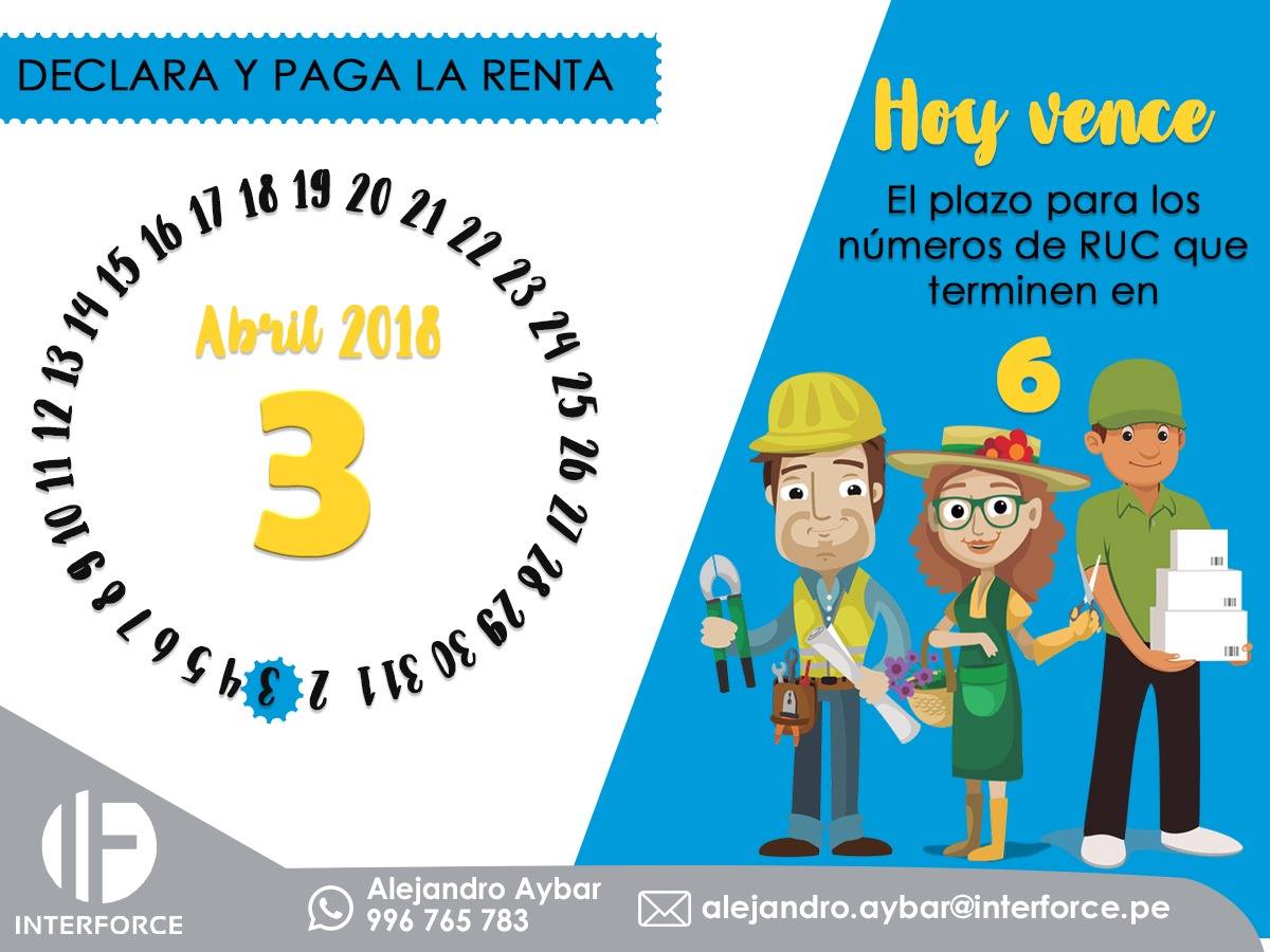 🚨¡¡¡ATENCIÓN!!! 🗓📊👨‍💻Recuerda que... - Interforce del Perú | Facebook