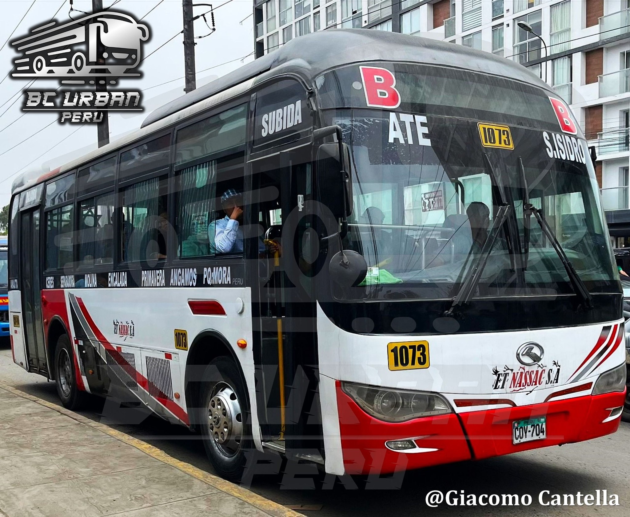 BC - (PERÚ, LIMA, Miraflores) Reciente ingreso para la ruta 1073 de la ...