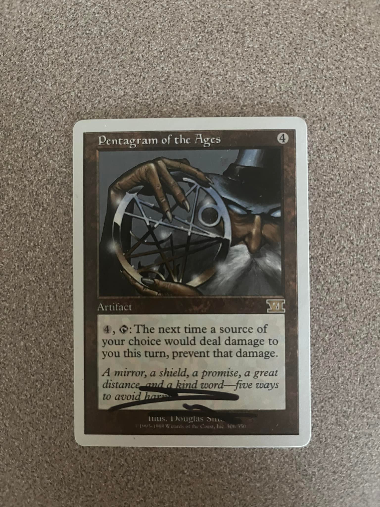 mtg pentagram card Magic The Gathering - of The Ages What is the value of