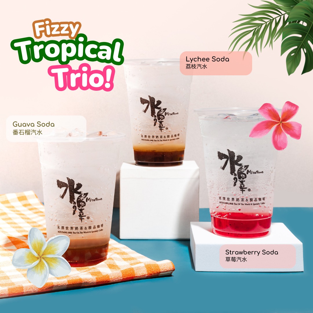 Mizusawa - Flavored fizzy drinks are here and they come in some fruity ...