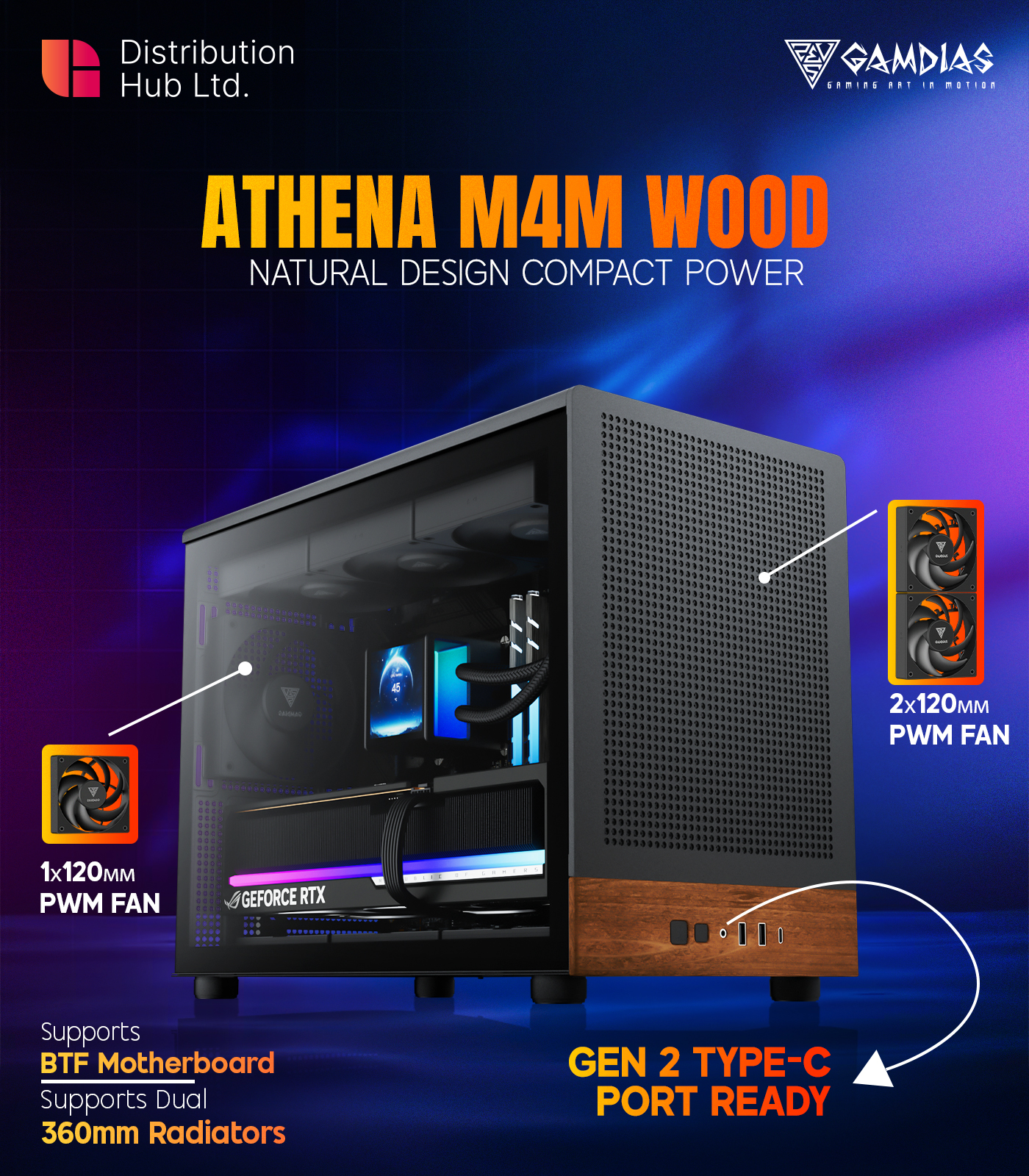 Distribution - 🔥 Upcoming! 🔥 Introducing the GAMDIAS ATHENA M4M WOOD ...